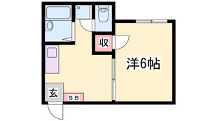 ルシエール平野A棟の物件間取画像